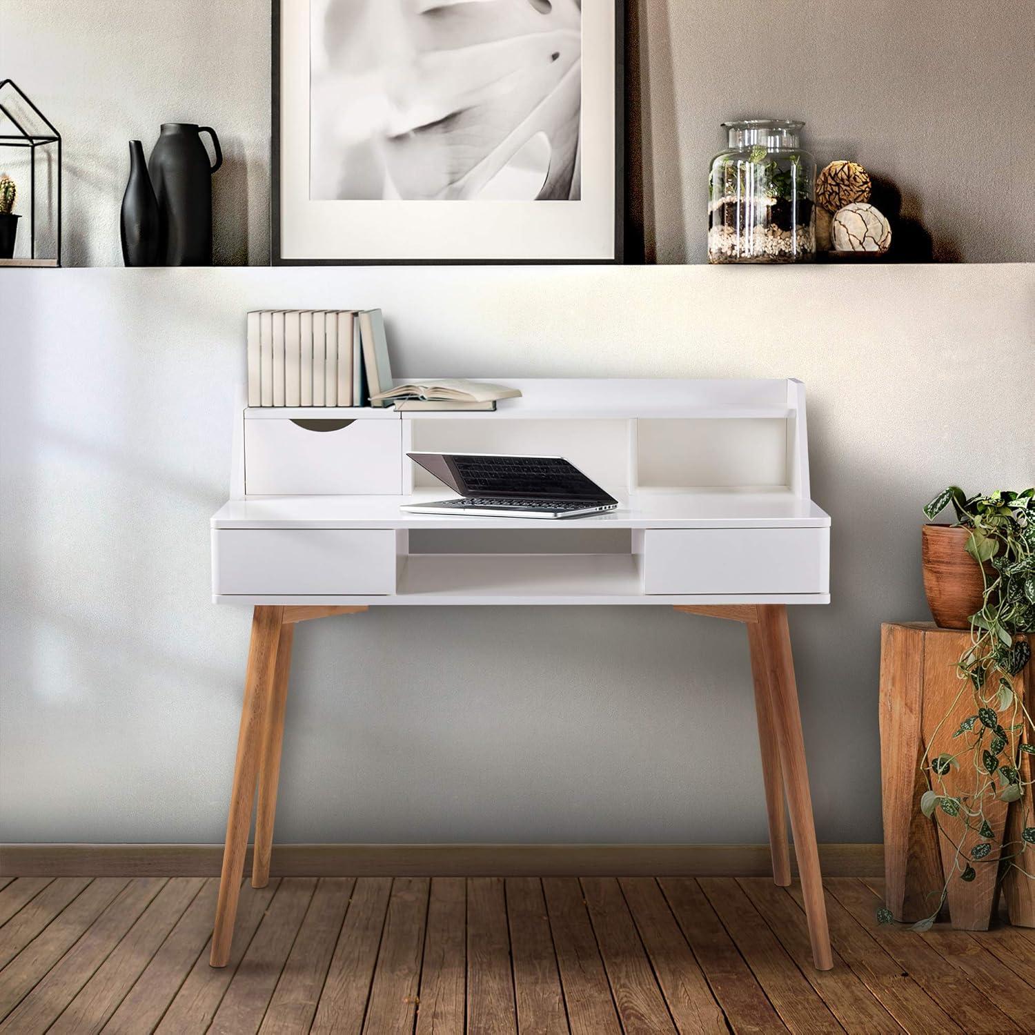 Creativo Wooden Writing Desk with Storage - Teamson Home