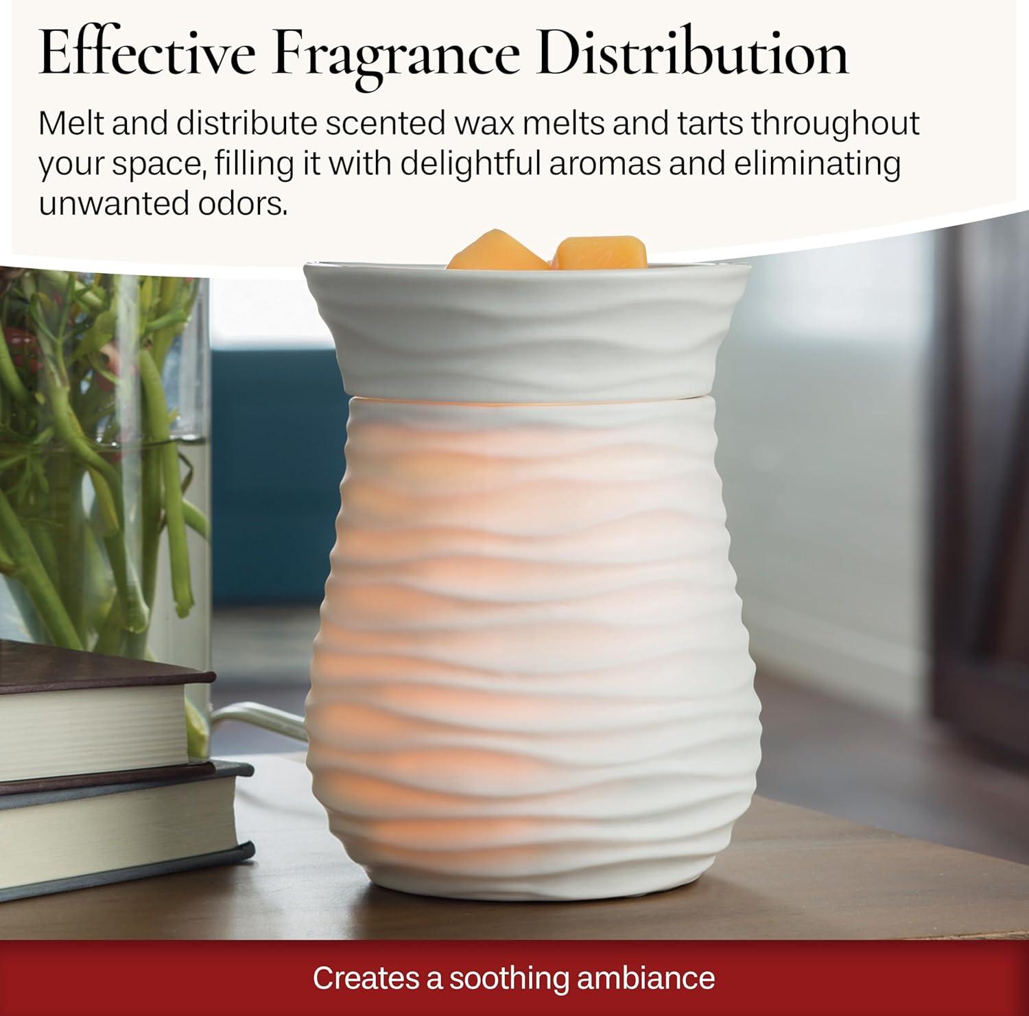 CANDLE WARMERS ETC. Illumination Fragrance Warmer, White Harmony