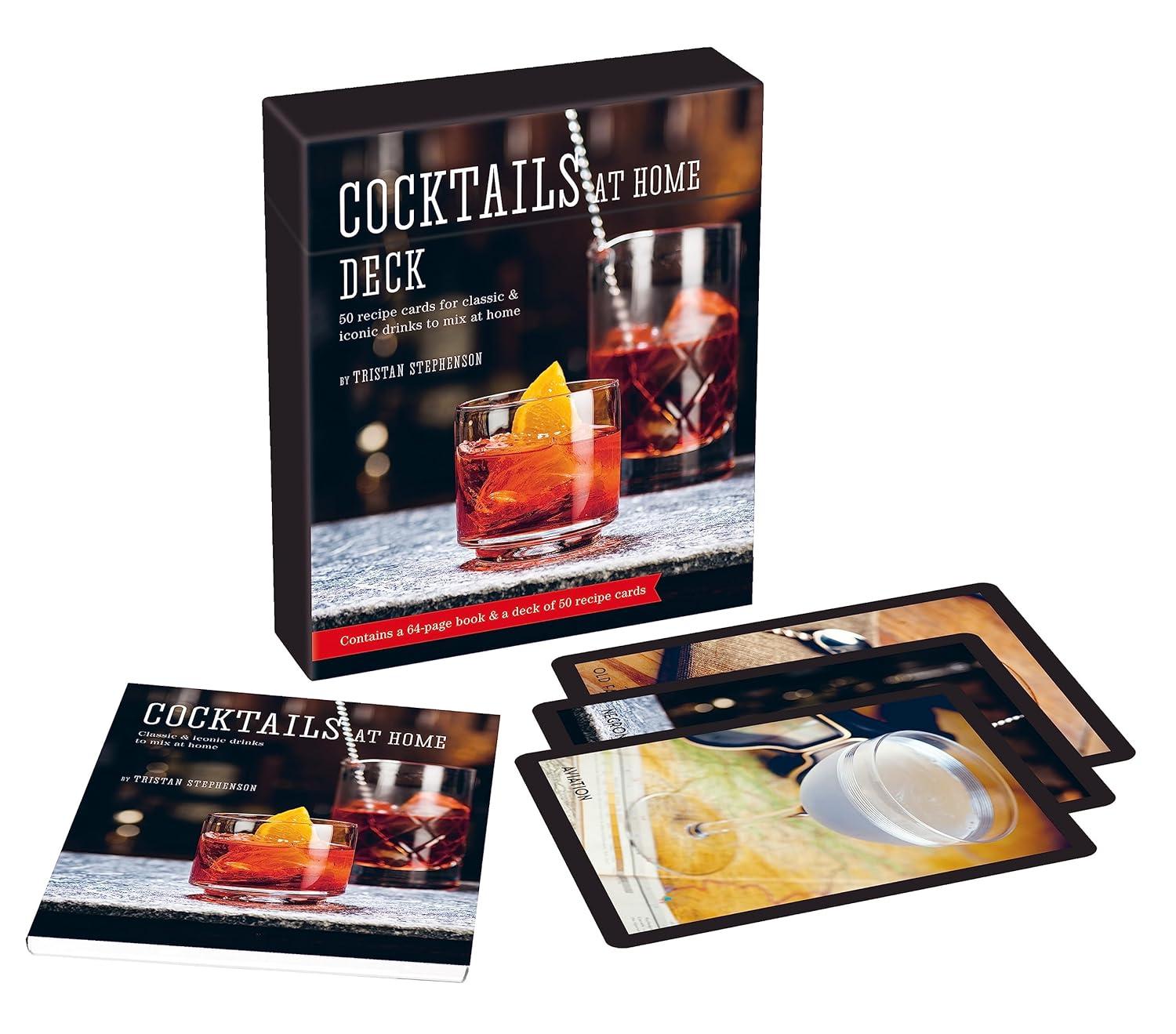 Cocktails at Home Deck: 50 Recipe Cards and Guide Book