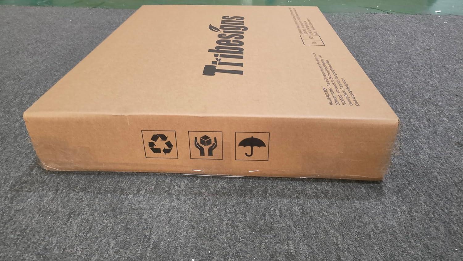 Tribesigns Morden Round End Table with Faux Marble White Top, 20" Sofa Side Table Coffee Table Cocktail Table with Unique Gold O-shaped Base for Living Room Bedroom