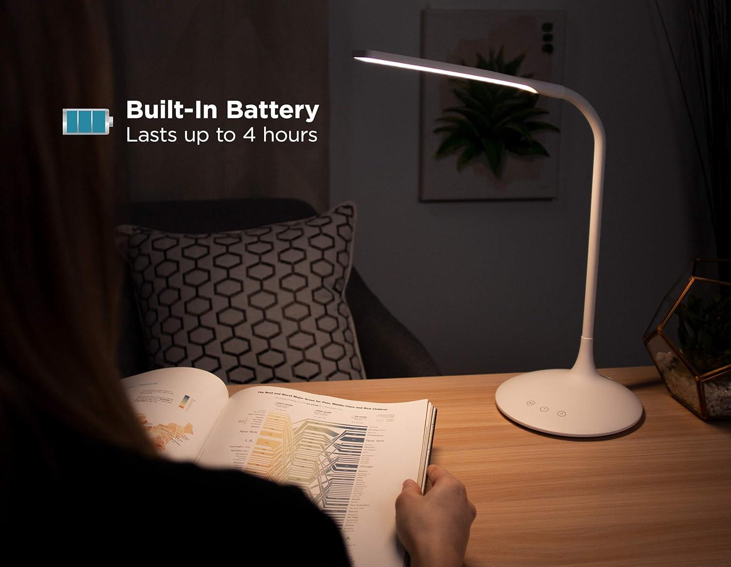 BLACK & DECKER Modern Battery Desk Lamp