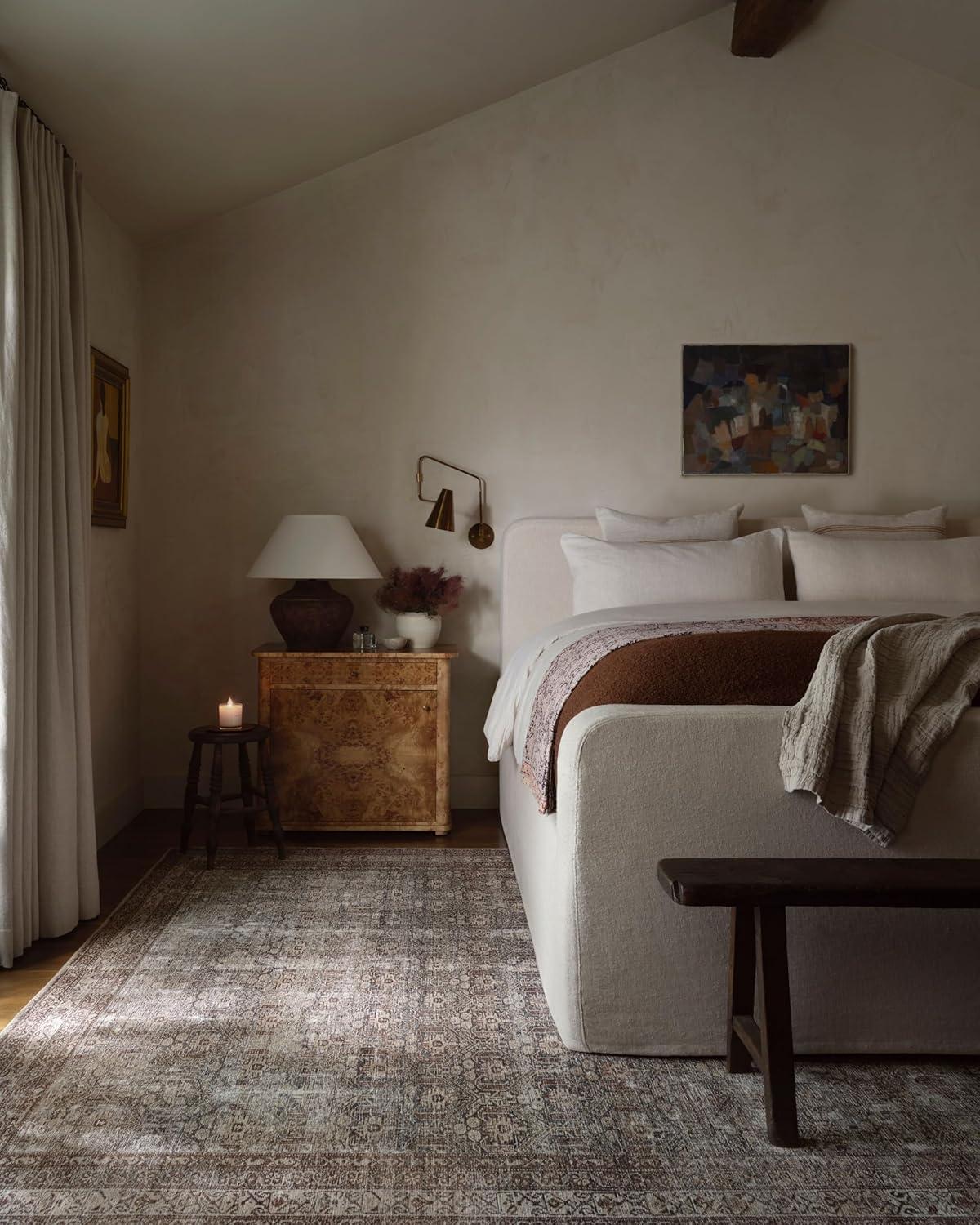 Amber Lewis x Loloi Georgie Moss / Bark Area Rug