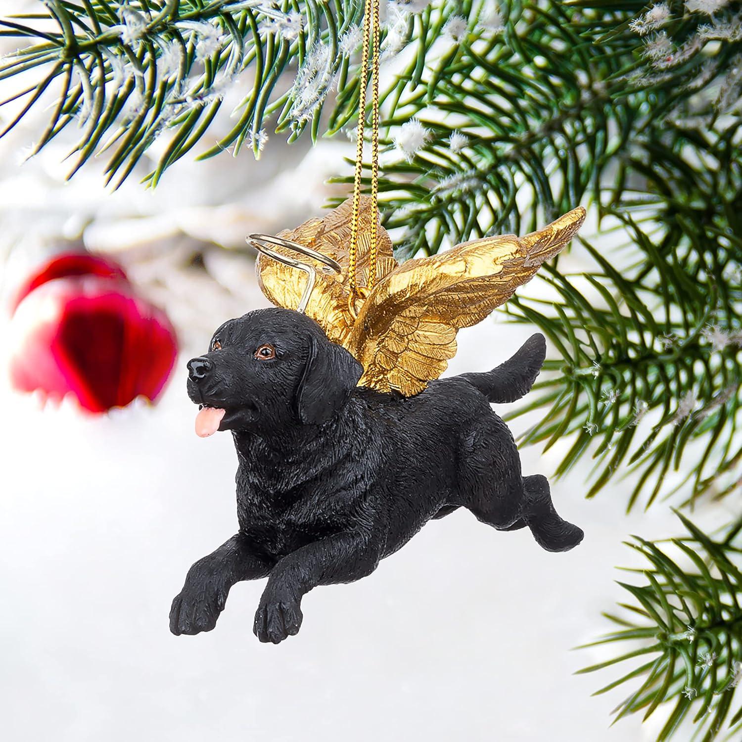 Design Toscano Honor the Pooch Pug Holiday Dog Angel Ornament