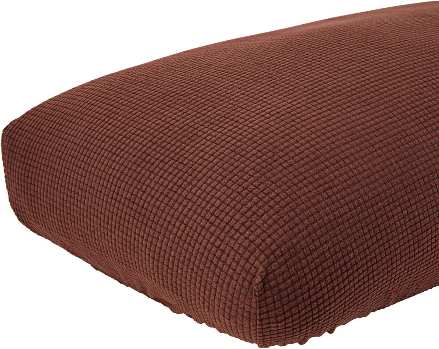 Juvale 2 Pack Stretch Outdoor Cushion Covers for Patio Furniture and Sofas, Reversible (Medium, Grey)