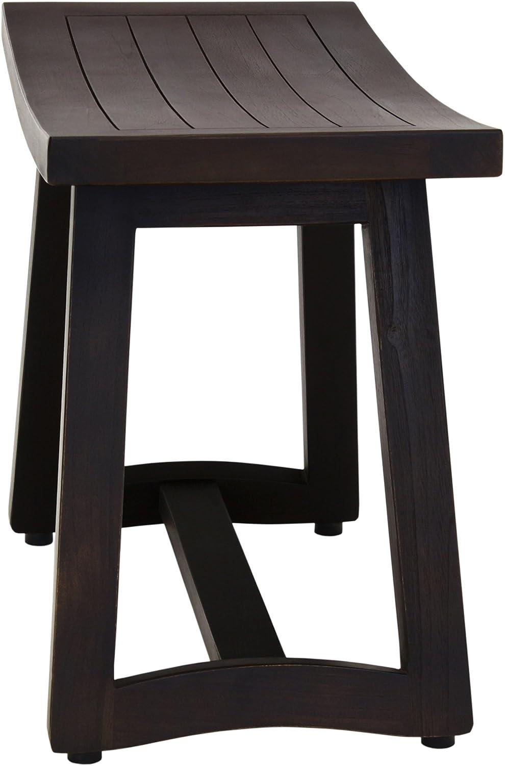 Patented 24" Asia® Buru Mocha Teak Shower Bench