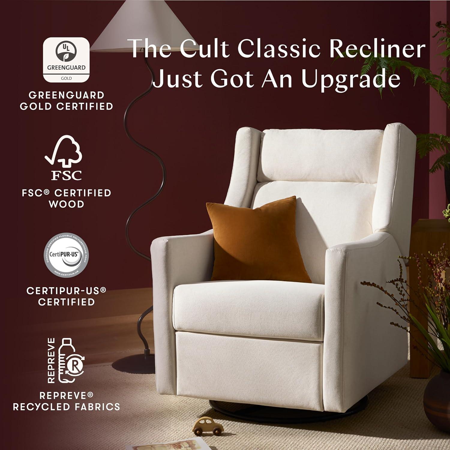 babyletto Kiwi Plus Power Recliner and Swivel Glider with Power Adjustable Headrest and USB Port | AllModern