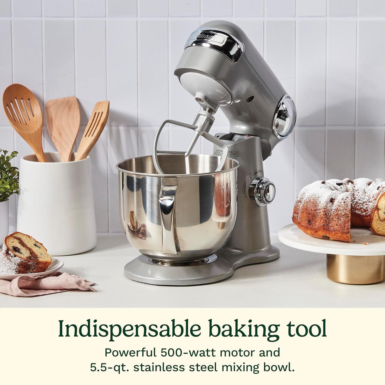 Cuisinart ® Precision Master ™ Brushed Chrome 5.5-Qt. Tilt-Head Stand Mixer