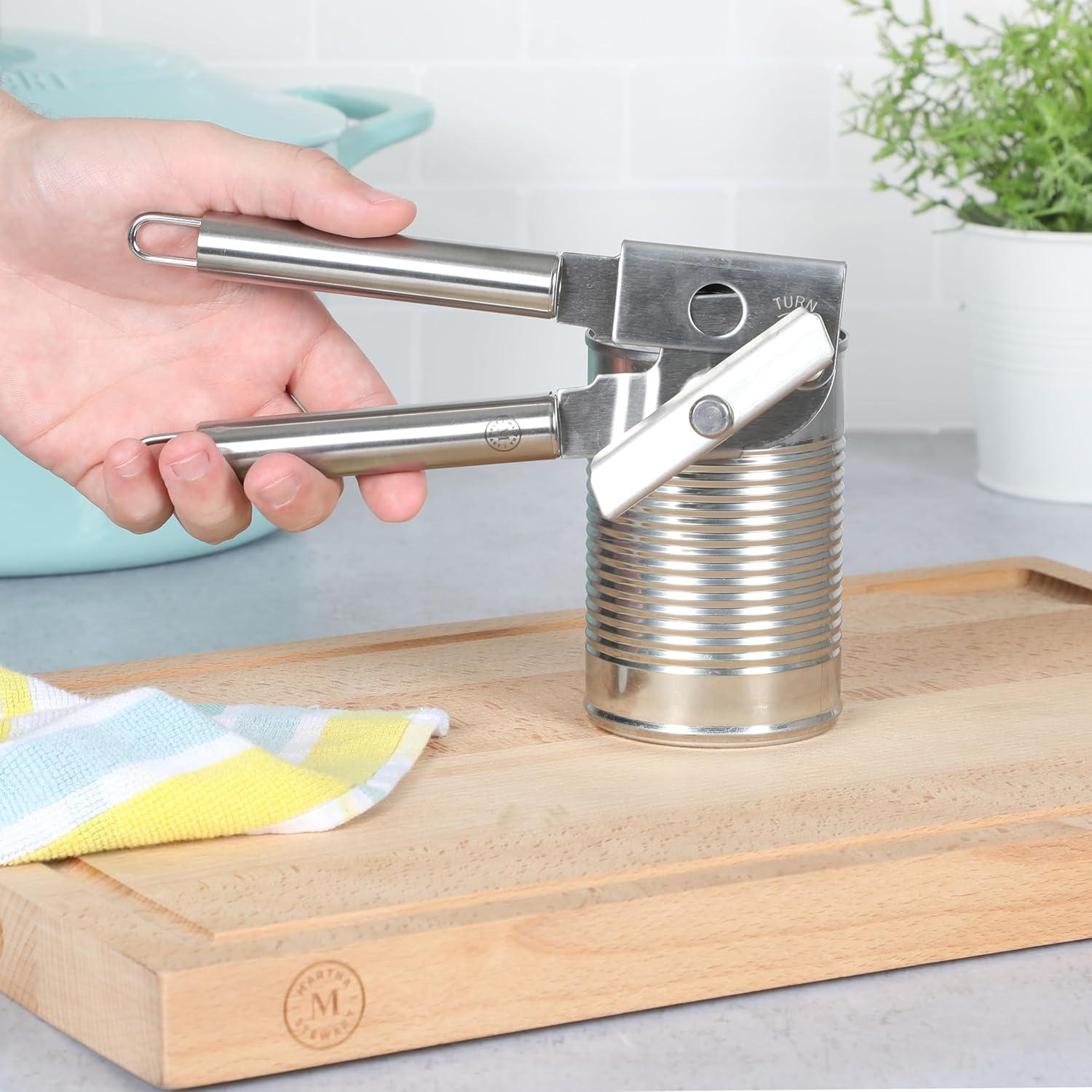 Martha Stewart Stainless Steel Ergonomic Can Opener