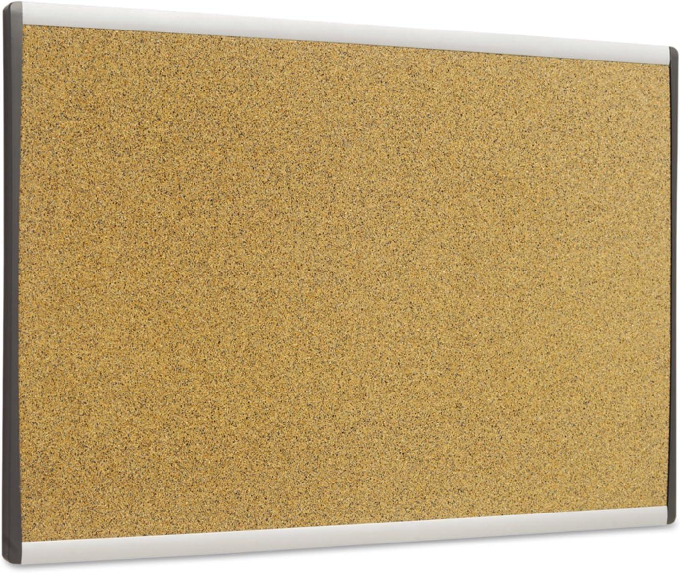 Quartet ARC Frame Cork Cubicle Board 18 x 30 Tan Aluminum Frame ARCB3018