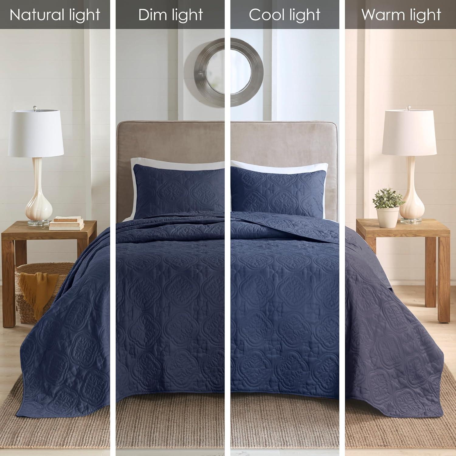 Oakley 3 Piece Reversible Bedspread Set