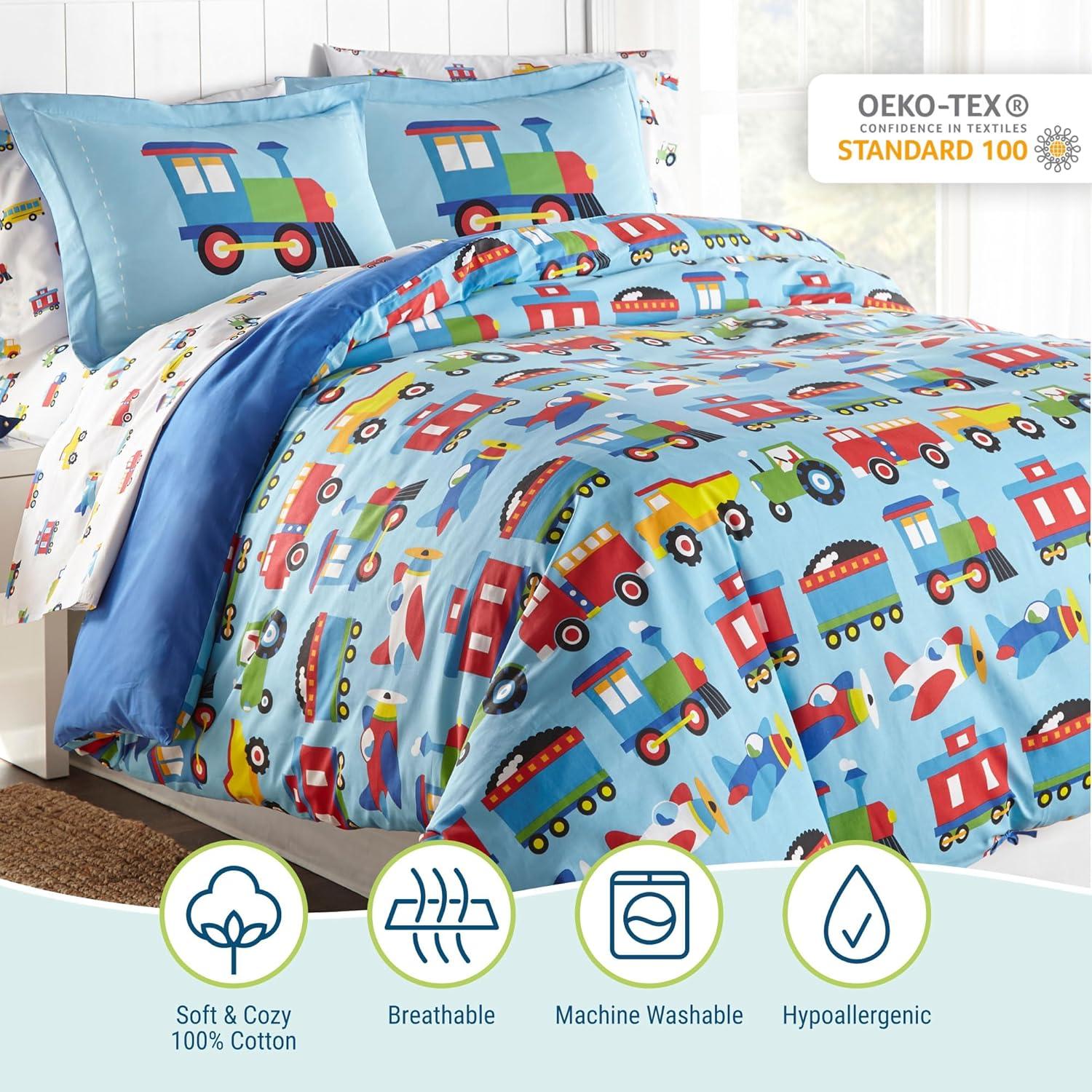 Wildkin Kids 100% Cotton Duvet Cover