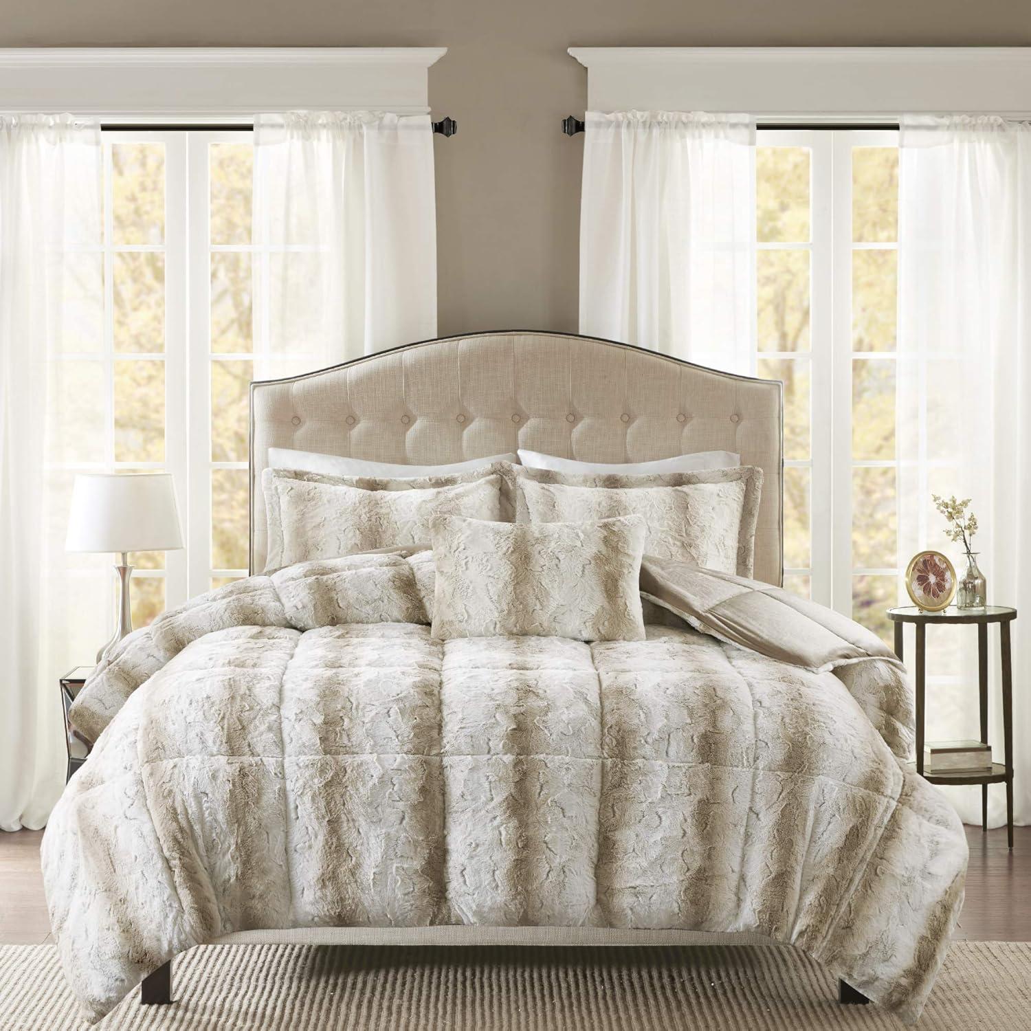 Zuri Faux Fur Comforter Set