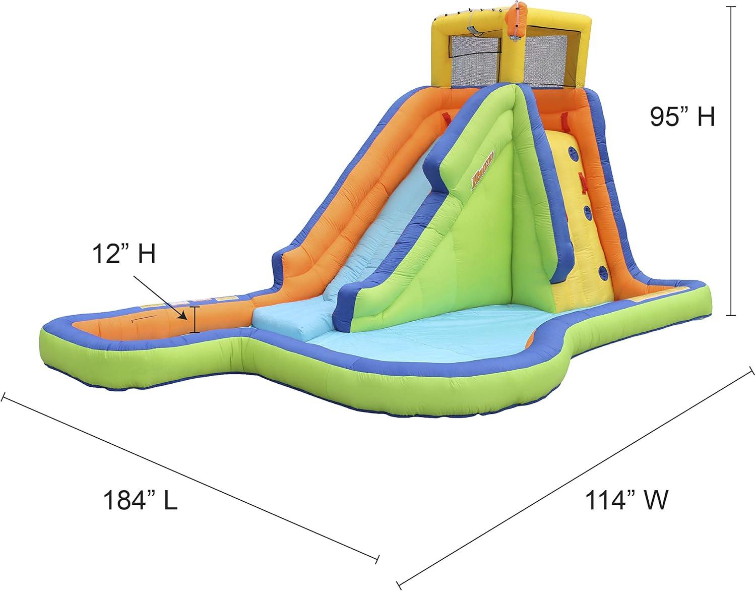 Colorful Inflatable Kids Slide and Splash Park