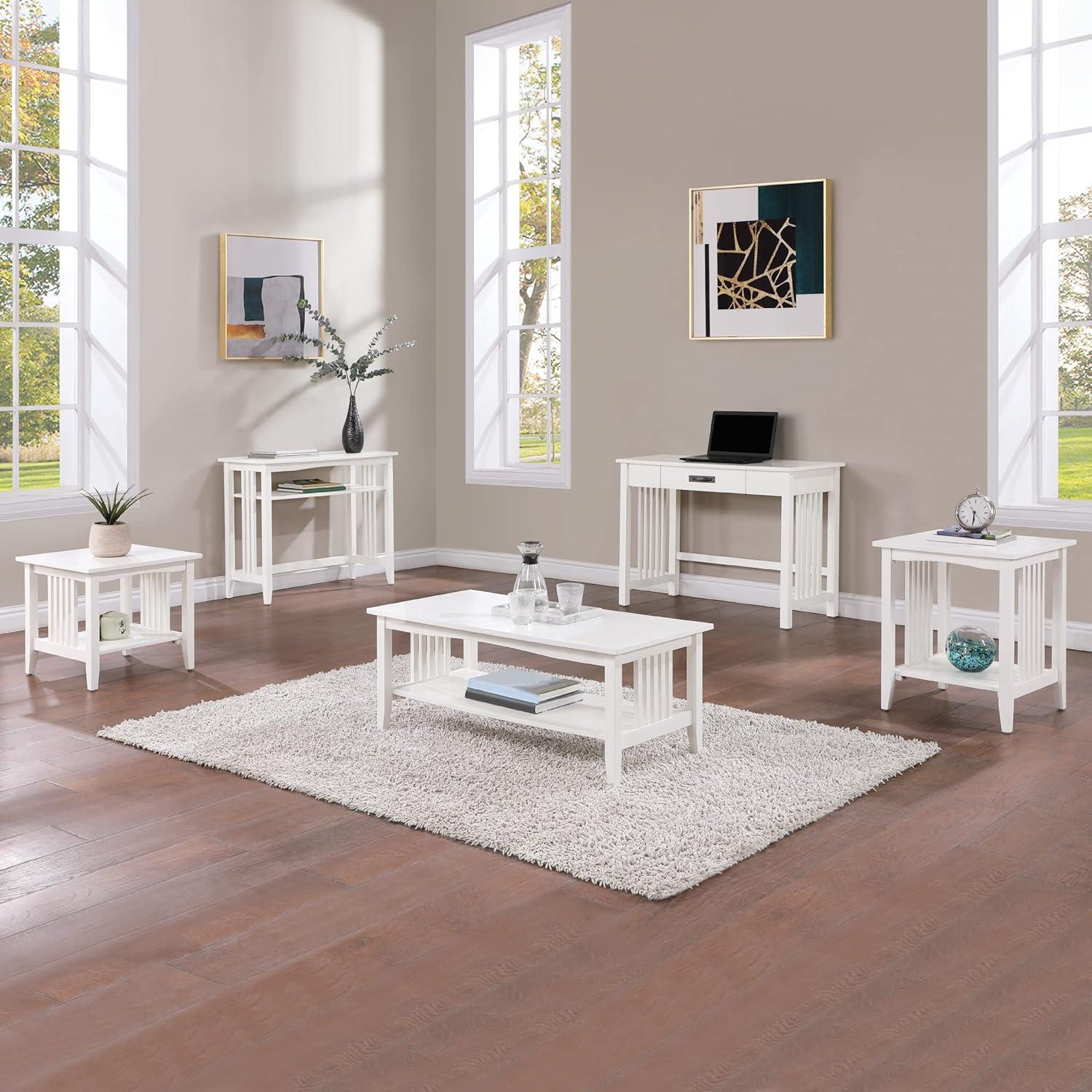 Sierra Coffee Table Engineered Wood in White Finish