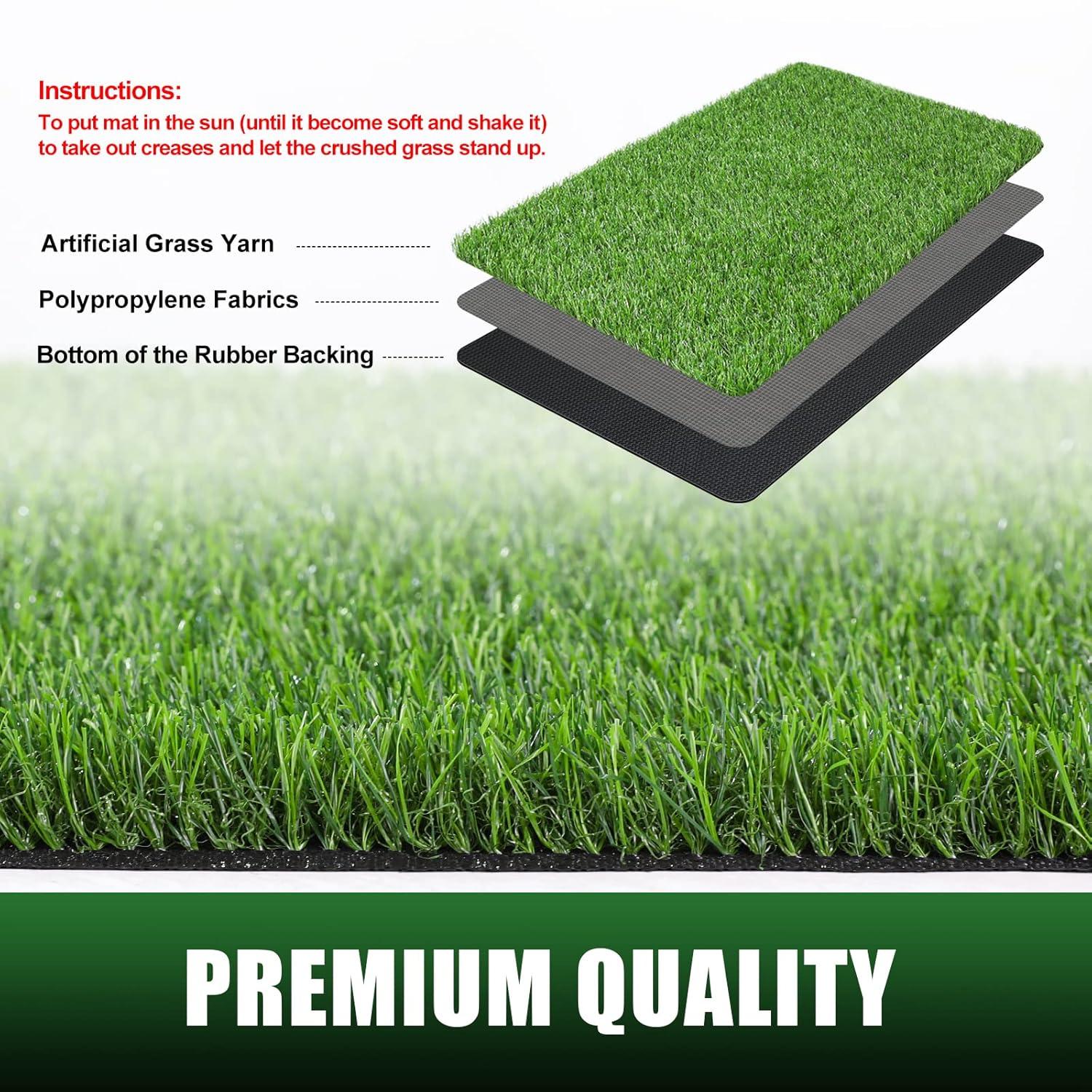 SHACOS Artificial Grass Turf Rugs and Rolls