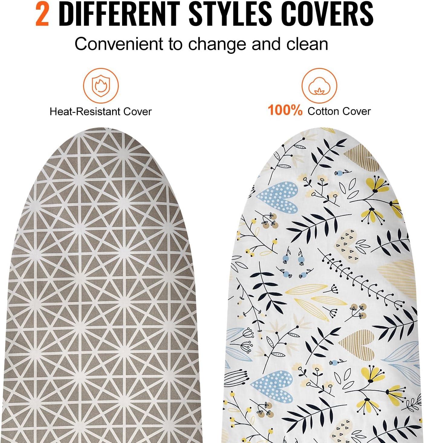 VEVOR Polypropylene,Sponge Adjustable Freestanding Ironing Board