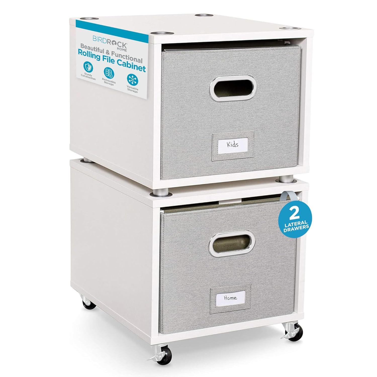 BirdRock Home 14.25'' Wide Mobile File Cabinet