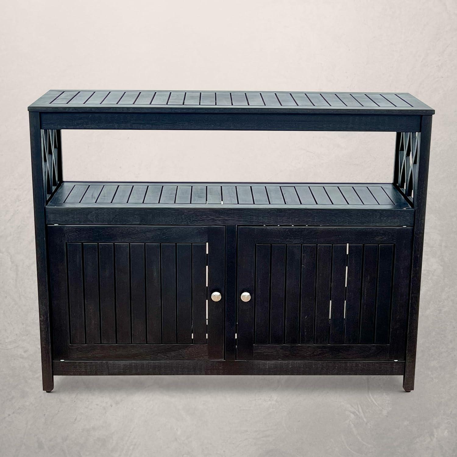 DTY Outdoor Living Longs Peak Eucalyptus Sideboard, Espresso