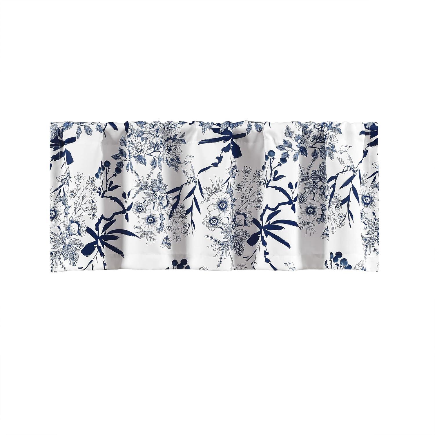 Lush Decor Botanical Garden Floral Tailored 52'' W Window Valance