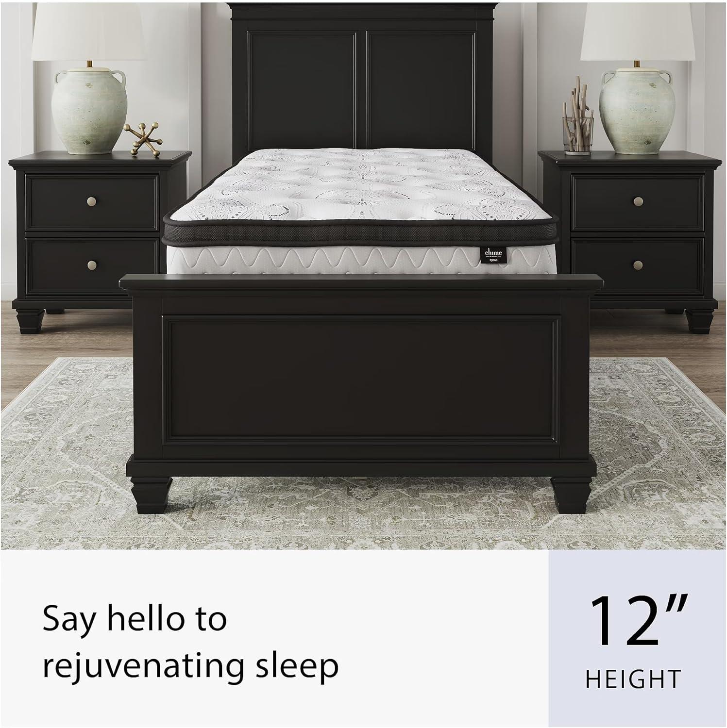 Signature Design by Ashley Chime 12" Ultra Plush Hybrid Mattress