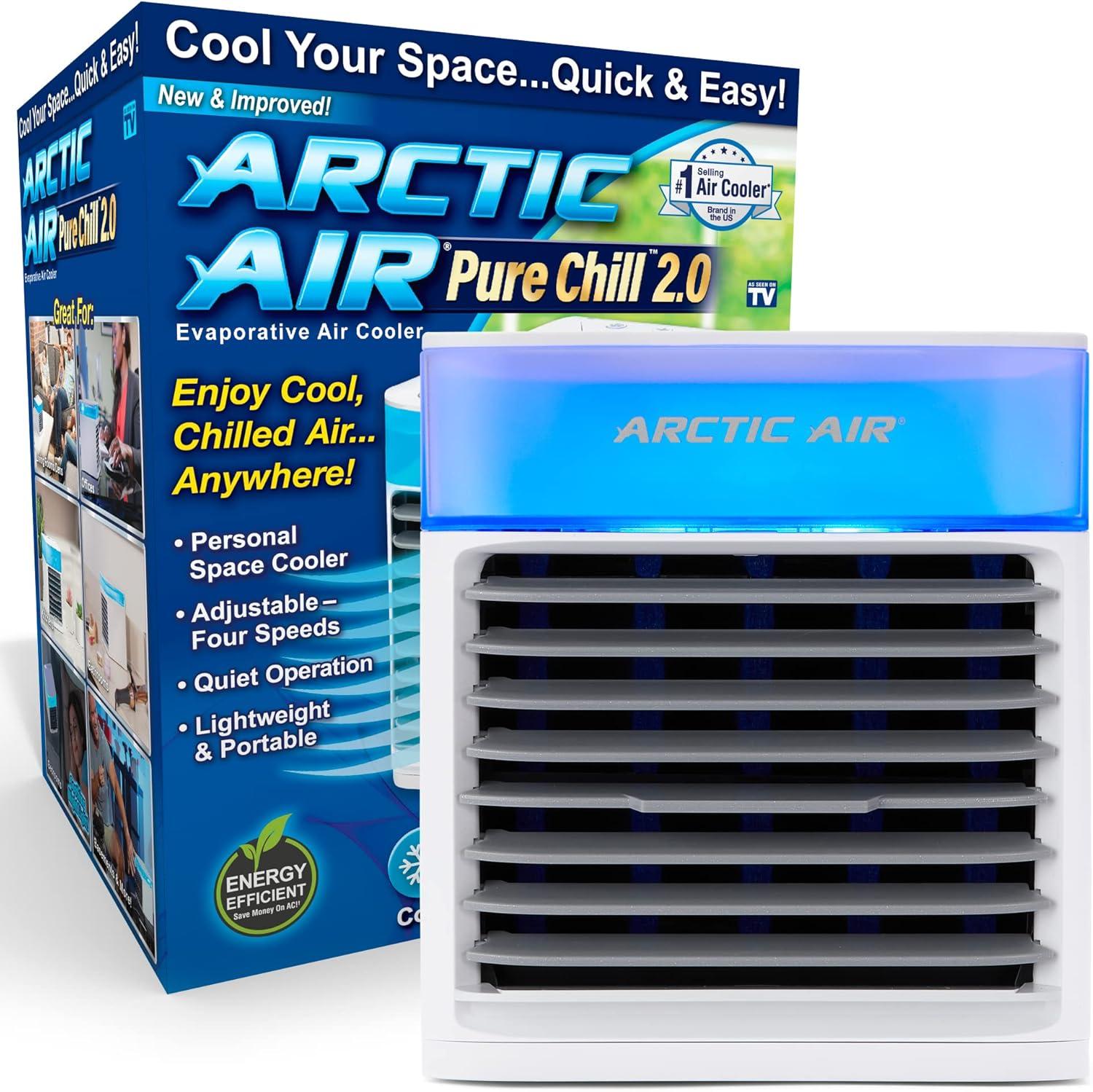 Arctic Air Pure Chill 2.0 White Personal Evaporative Cooler