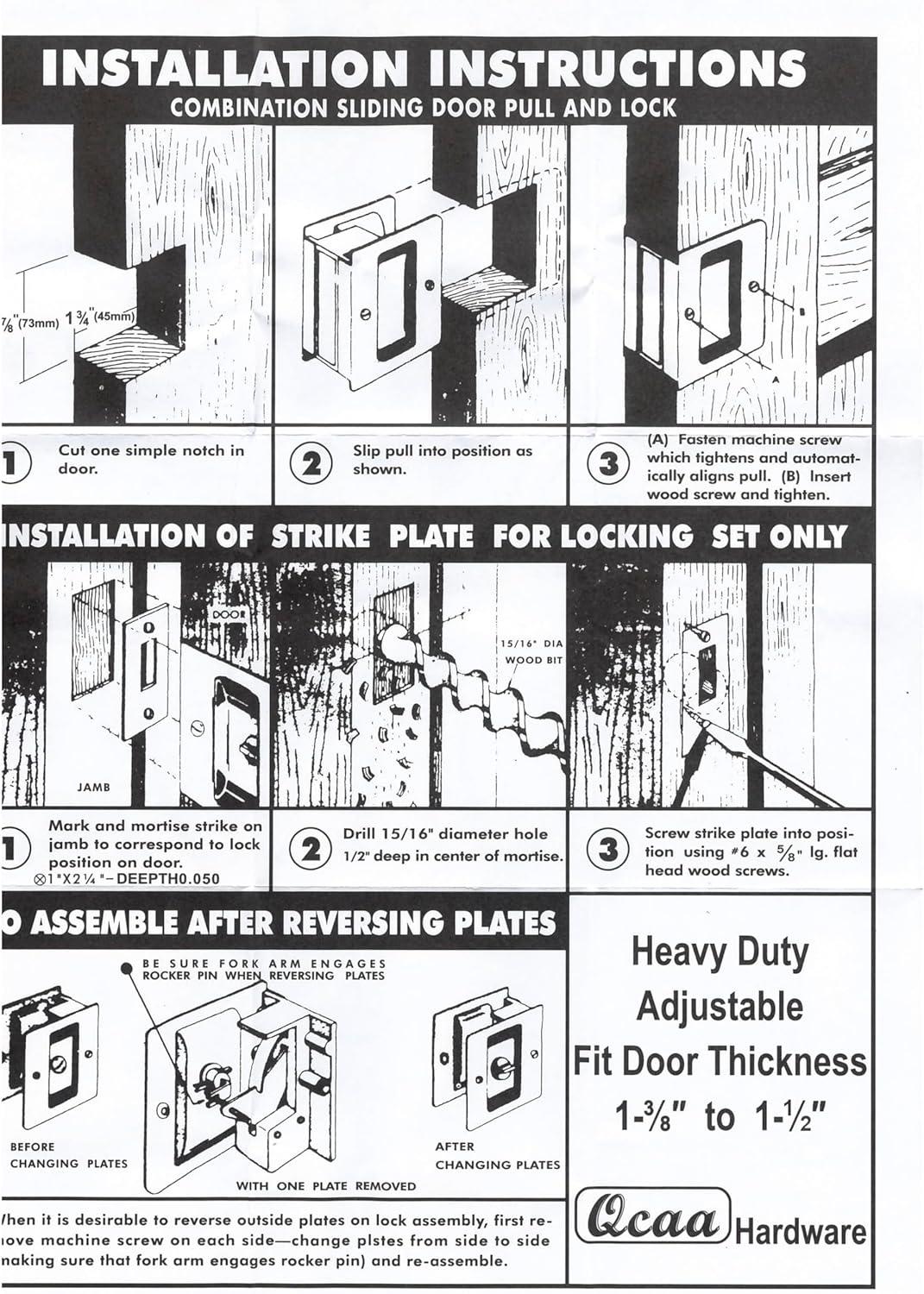 Delaney Hardware Passage Pocket Door Lock