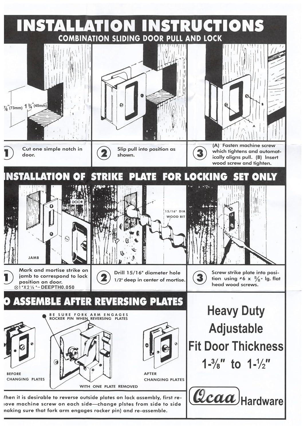 Delaney Hardware Passage Pocket Door Lock
