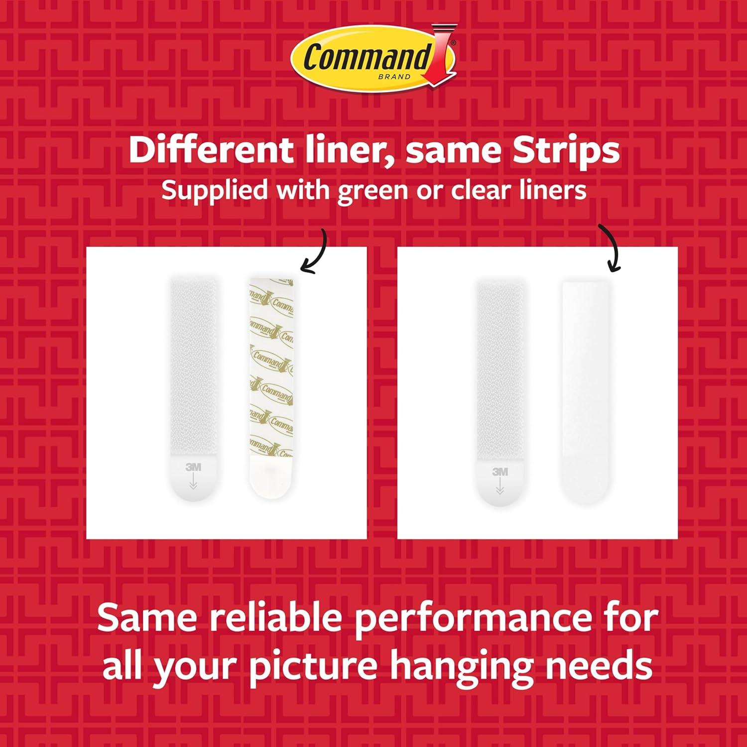 Command 20 Lb XL Heavyweight Picture Hangers, Damage-Free Hanging, 8 Pairs