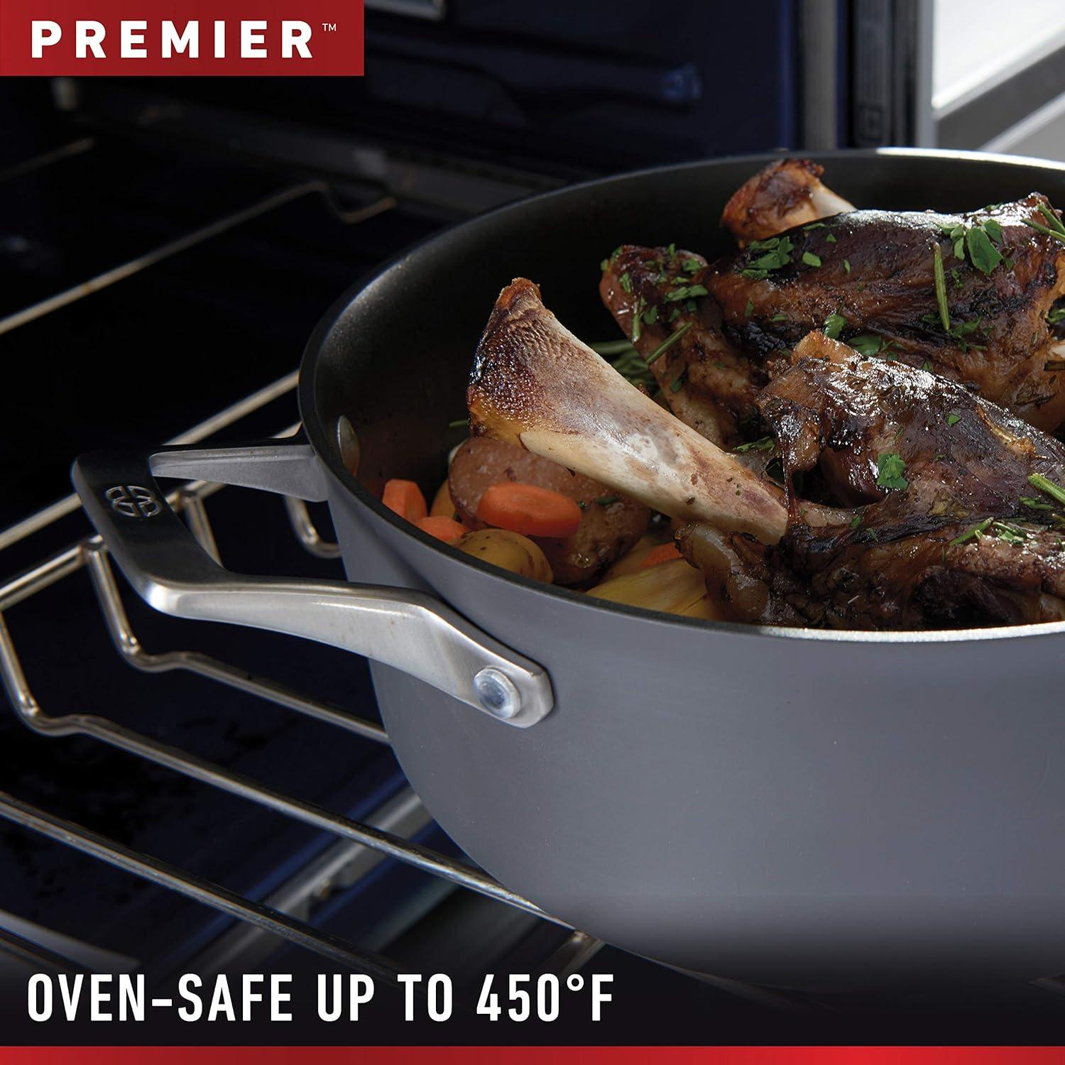 Premier Hard-Anodized Nonstick 11-Inch Square Griddle