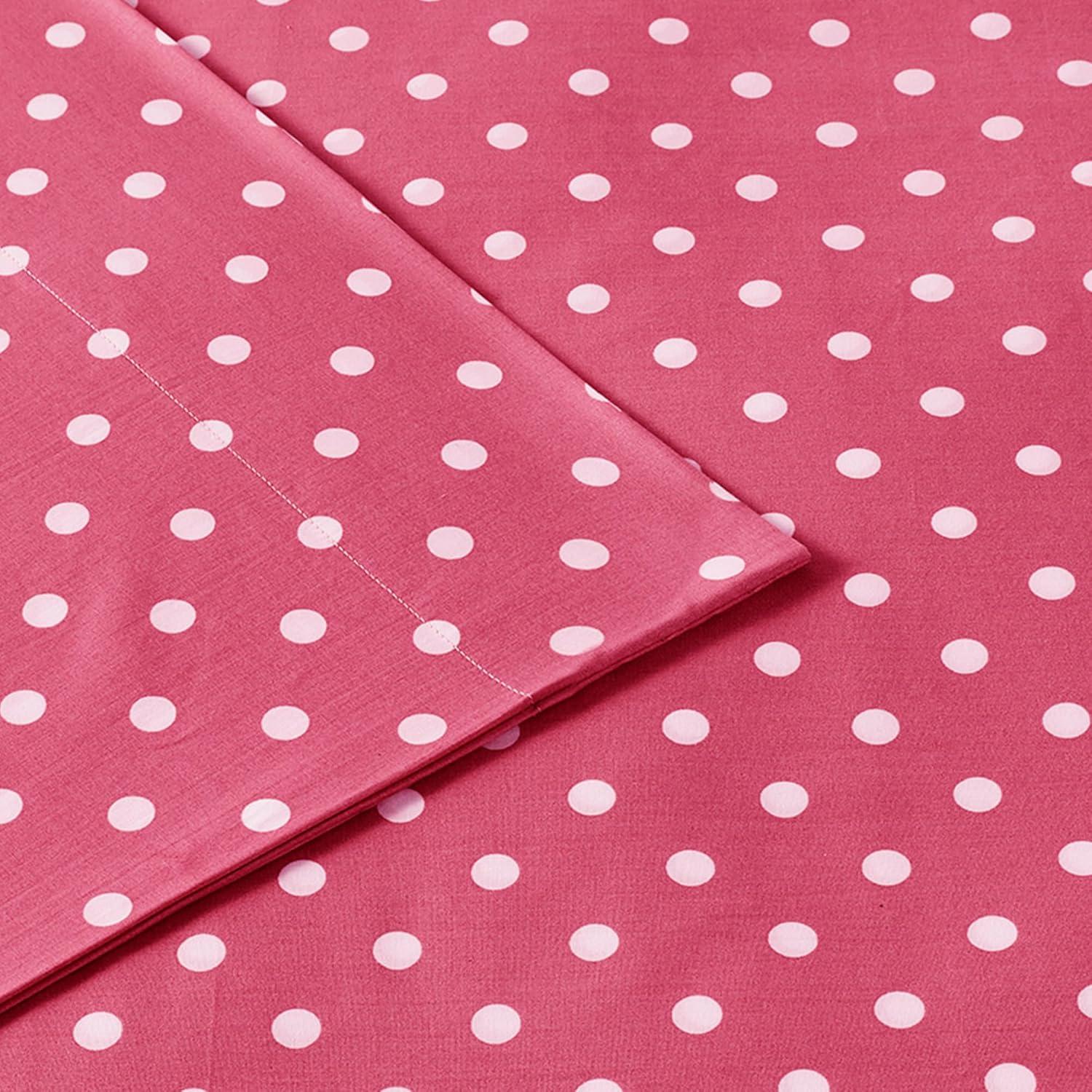 Intelligent Design Polka Dot Polka Dot Printed 100% Cotton Sheet Set