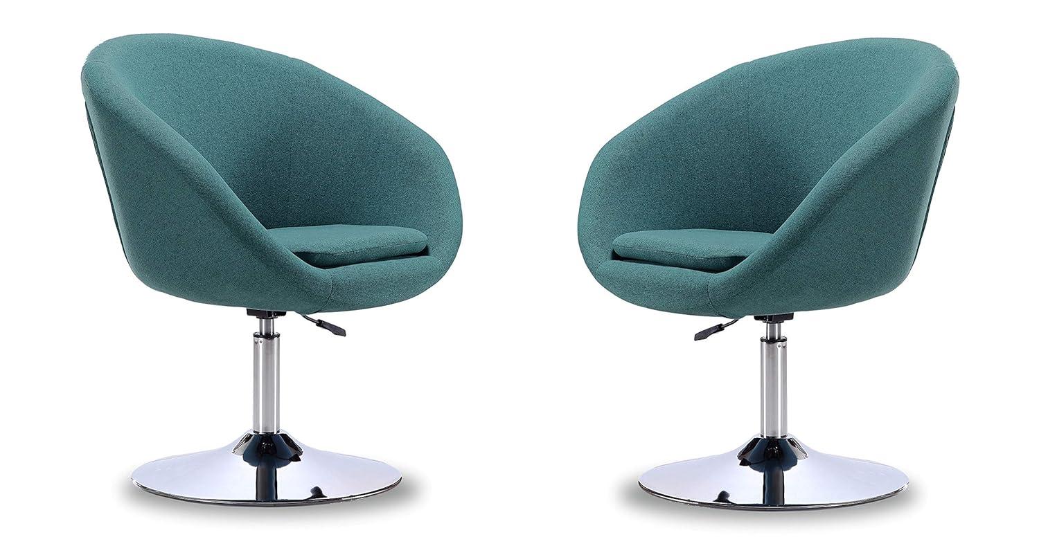 Sior Upholstered Swivel Barrel Chair