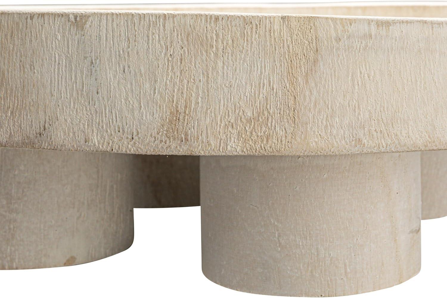 Bloomingville Paulownia Wood Pedestal Tray