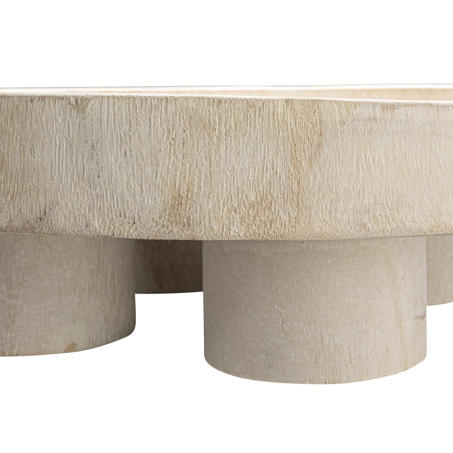 Bloomingville Bandeja de Pedestal de Madera Paulownia