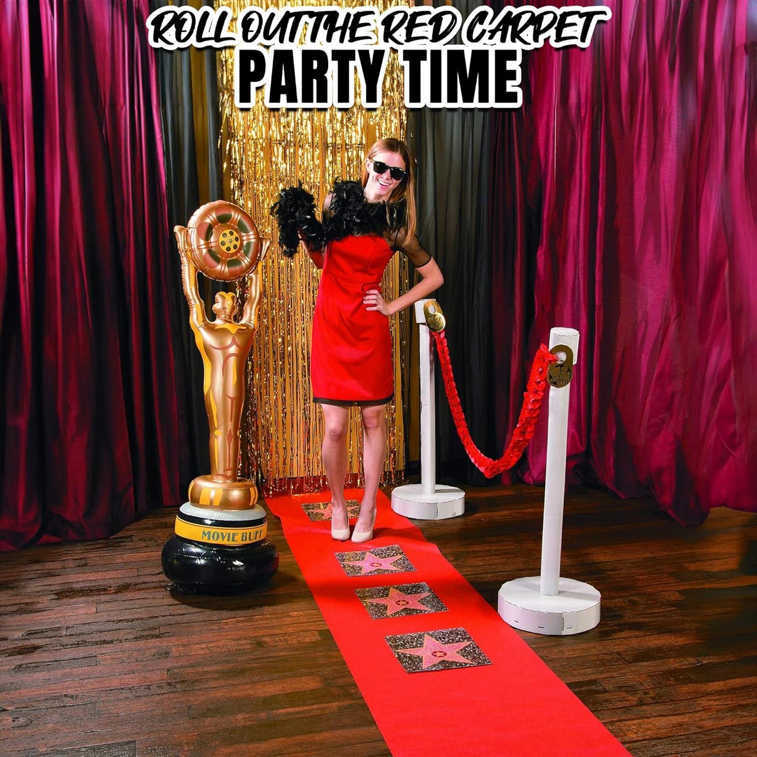 Huge Vinyl Inflatable Movie Buff Party Decoration (5 Feet Tall) Movie Night and Awards Party Decor, Party Favors