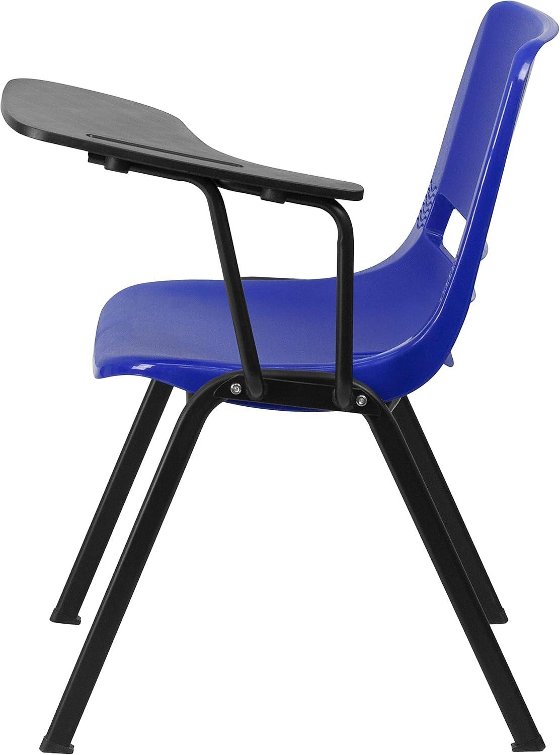Flash Furniture Westley Ergonomic Shell Chair with Left Handed Flip-Up Tablet Arm