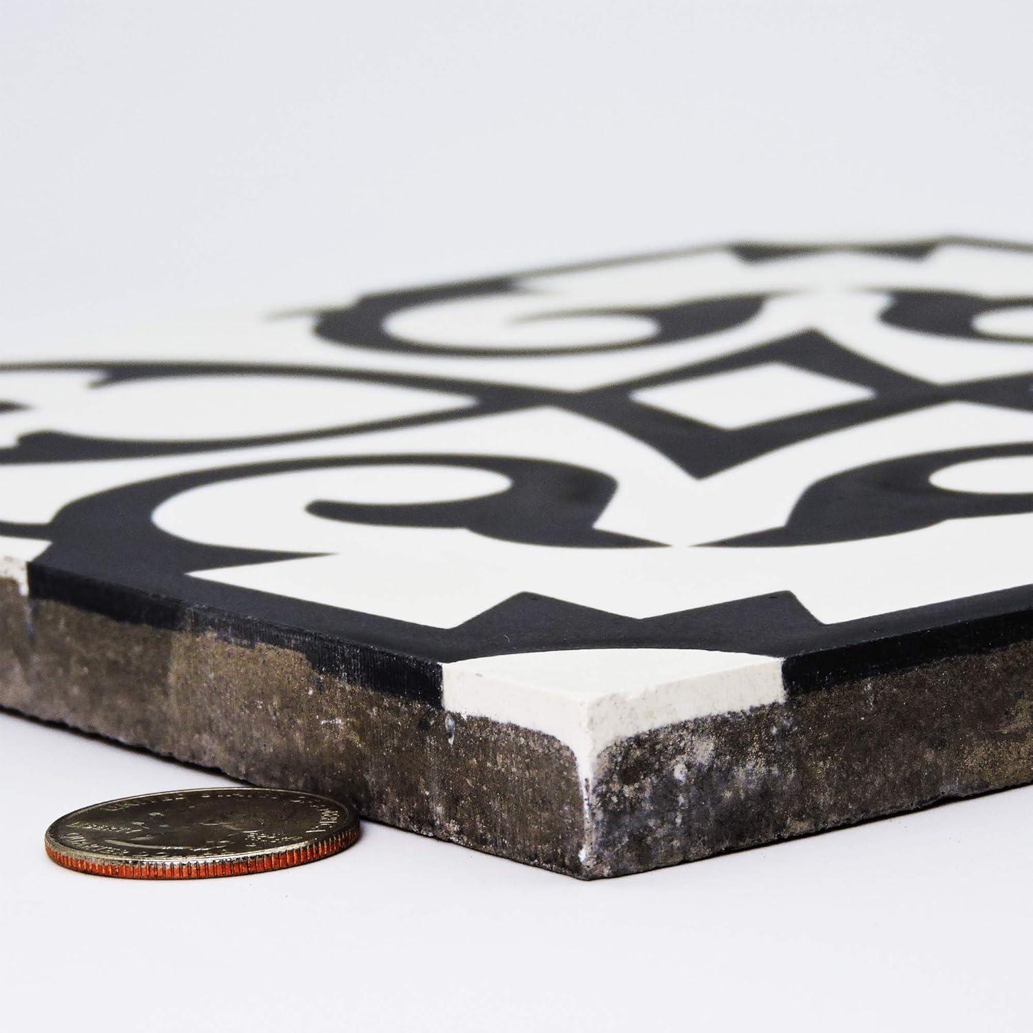 Moroccan Mosaic Orika 8" x 8" Cement Patterned Wall & Floor Tile