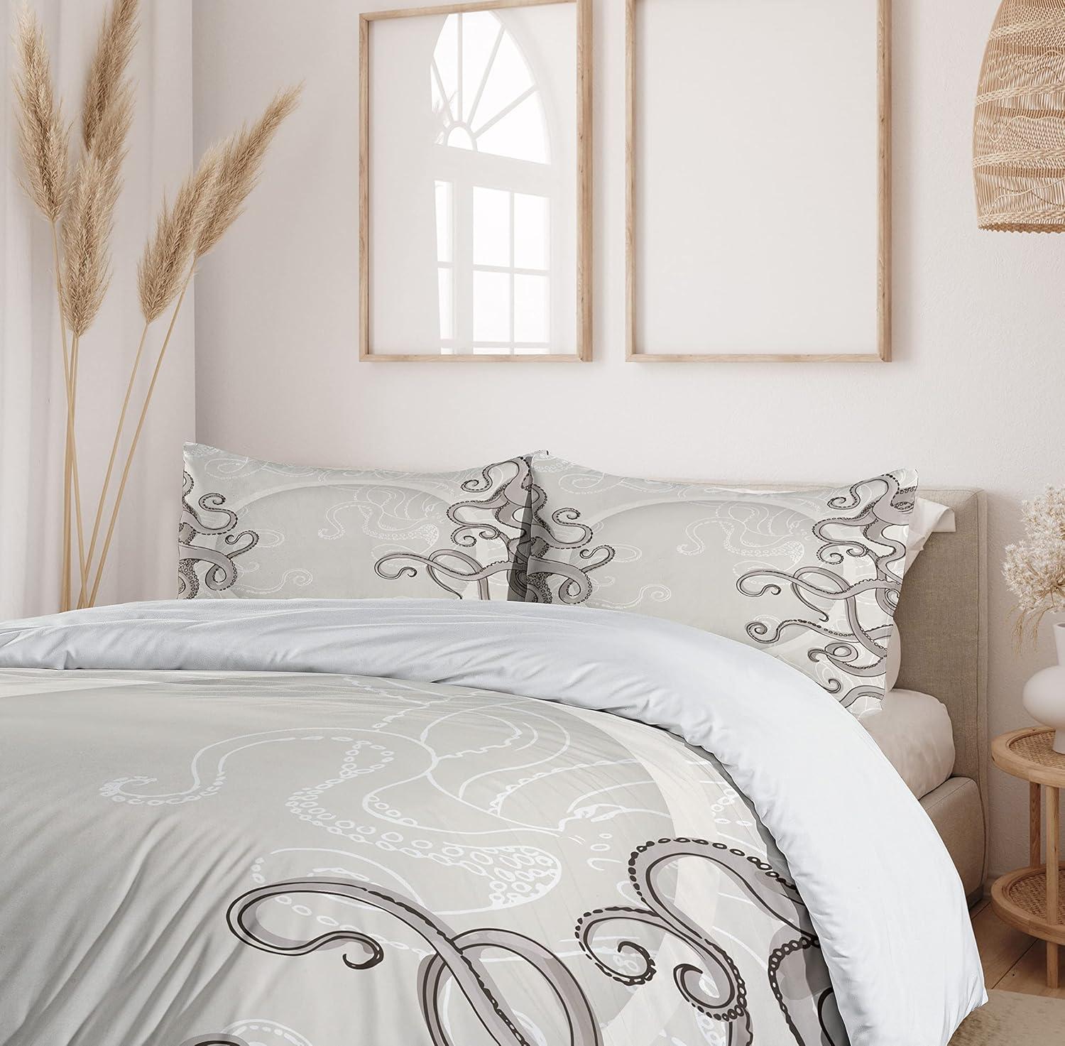 Kraken Coastal Duvet Cover Set