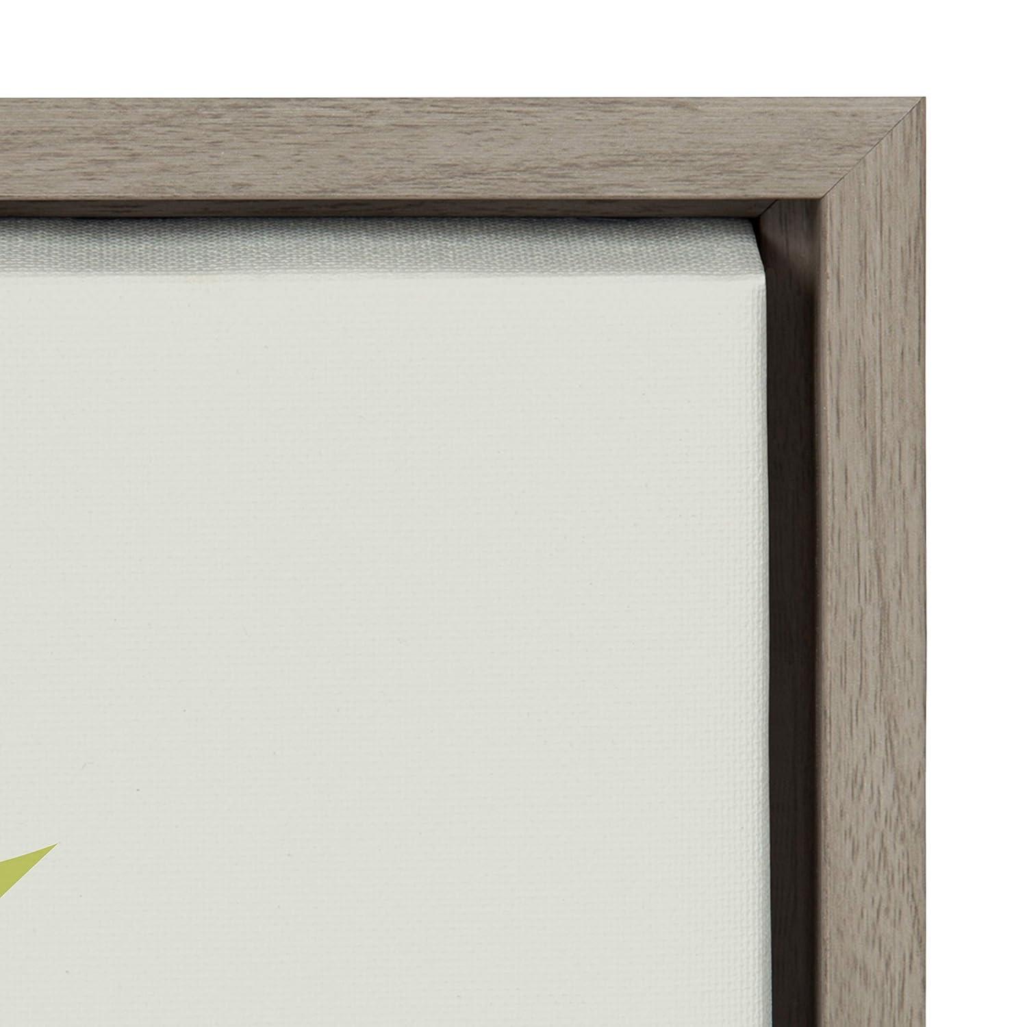 23" x 33" Sylvie the Family Tree Framed Canvas by Rachel Lee Gray - Kate & Laurel All Things Decor: Modern Vertical Digital Art