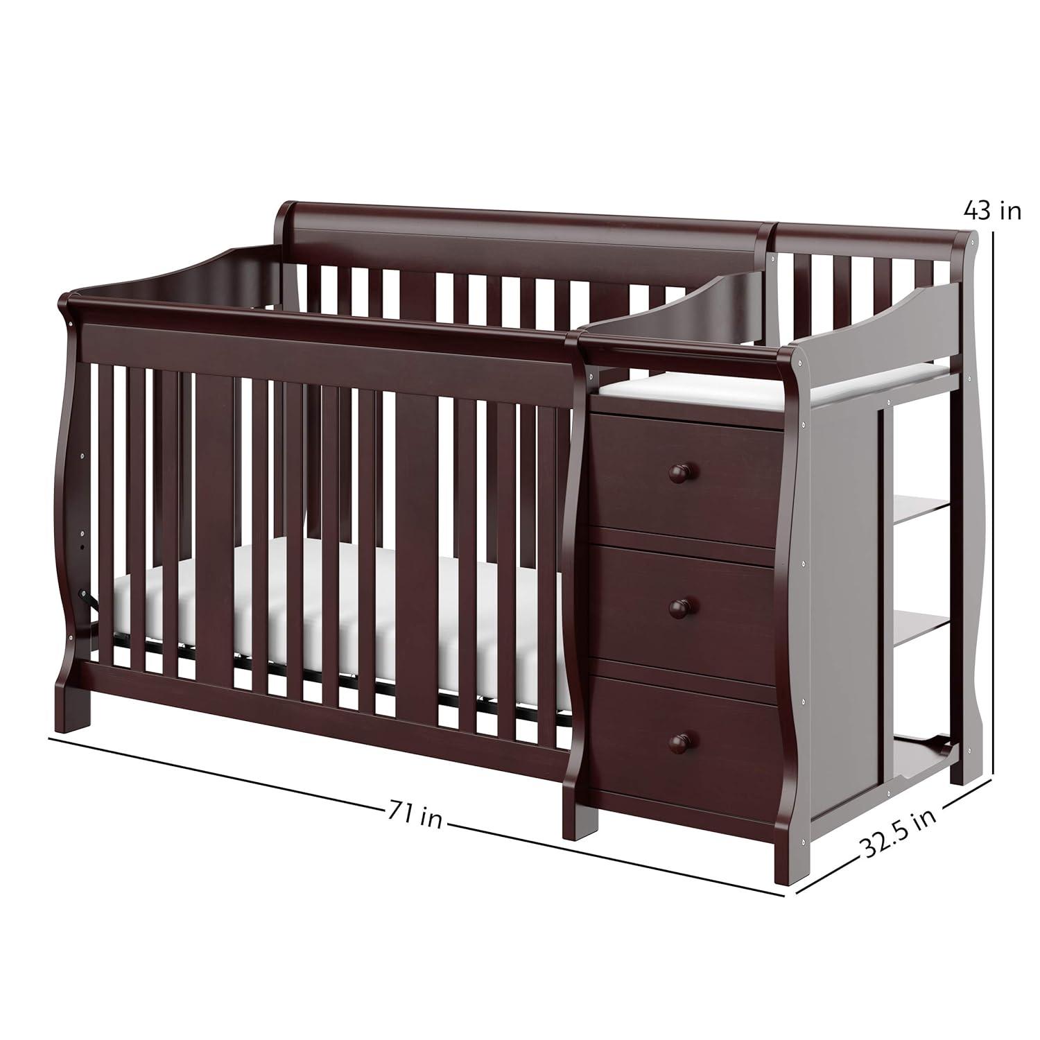 Storkcraft Portofino 5-in-1 Convertible Crib and Changer