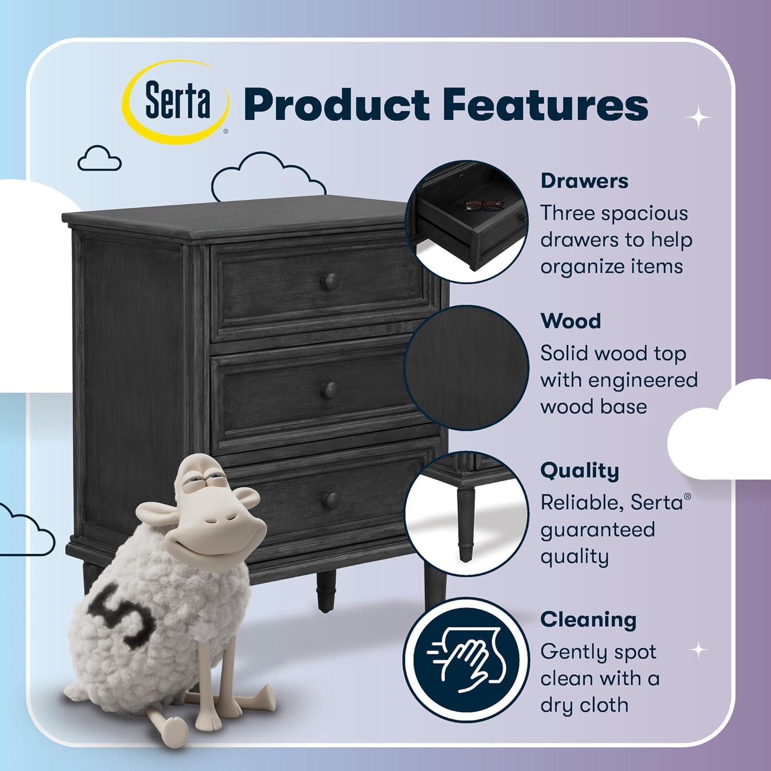 Finch Webster Finch 3-Drawer Storage Cabinet