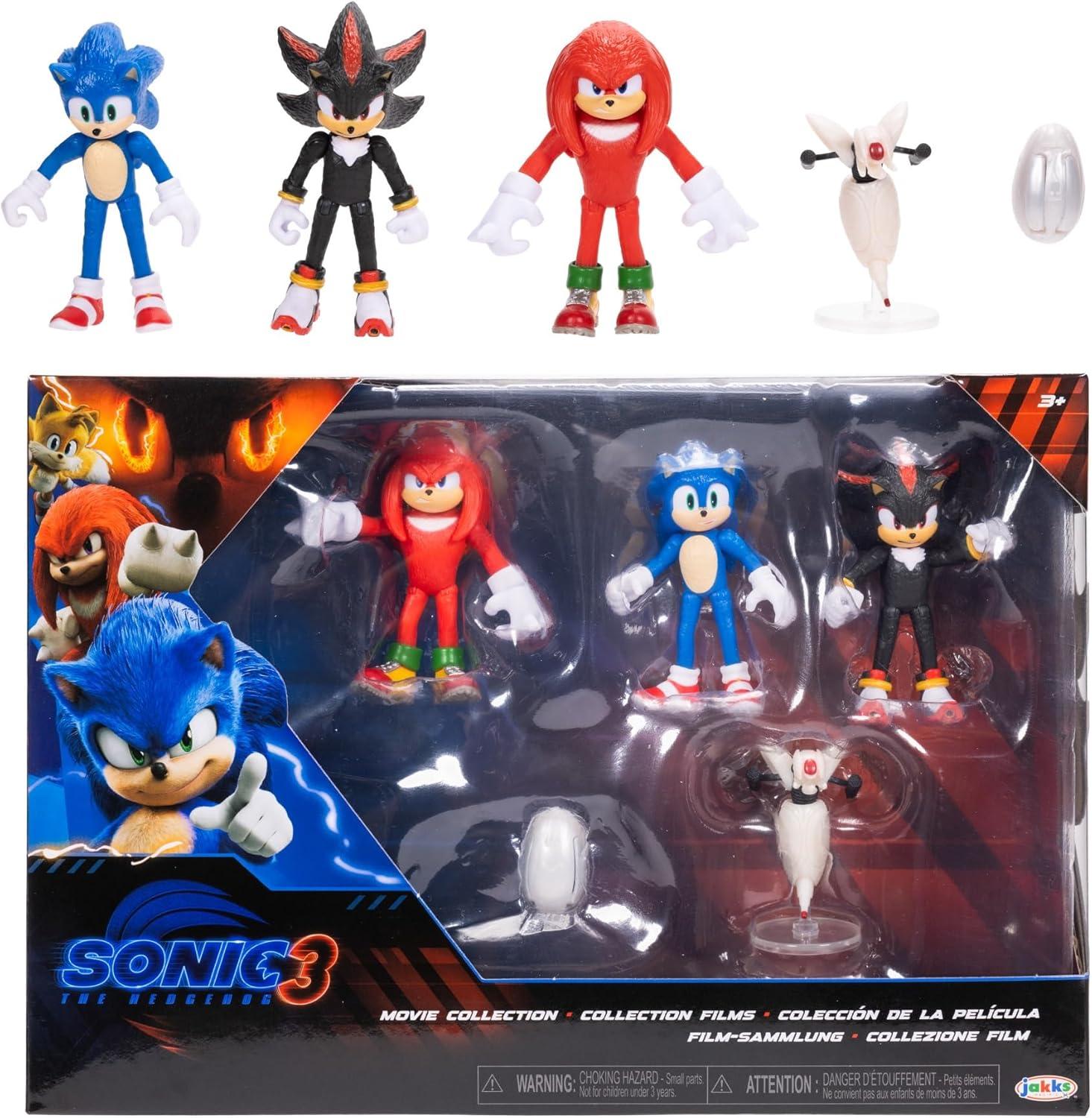 Sonic 3 Movie 2.5-Inch Action Figure Set with Accessories