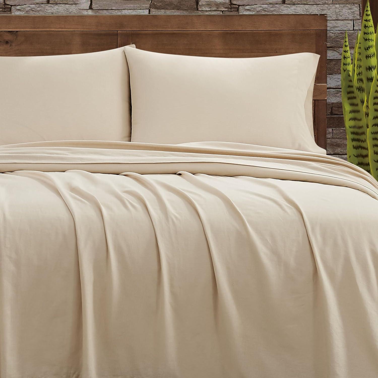 FRYE Cotton Linen Blend Pillowcase Pair