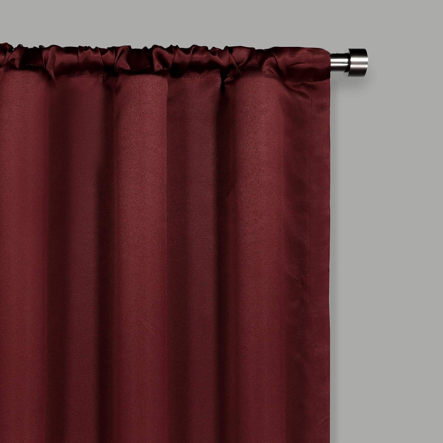 Tricia Solid Curtain Panel, Room Darkening Rod Pocket Curtain Thermapanel (1 Panel)