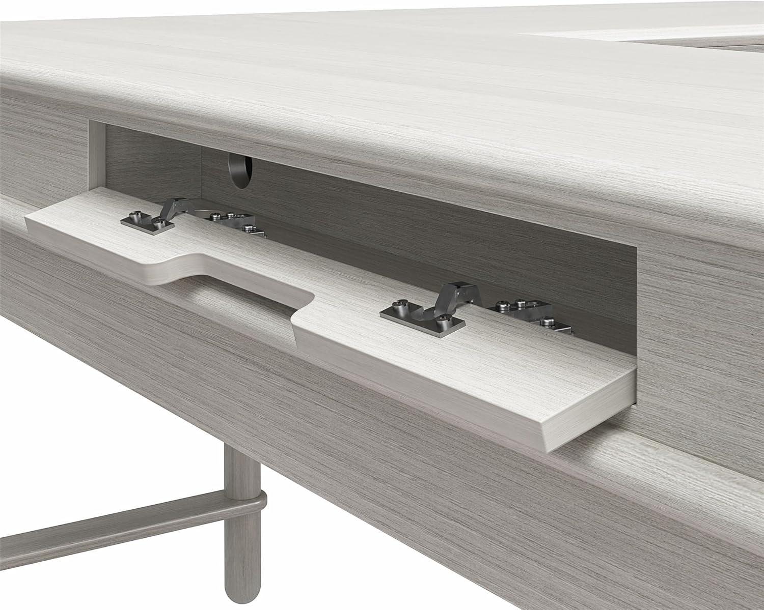 Selena L-Shape Lift Top Desk