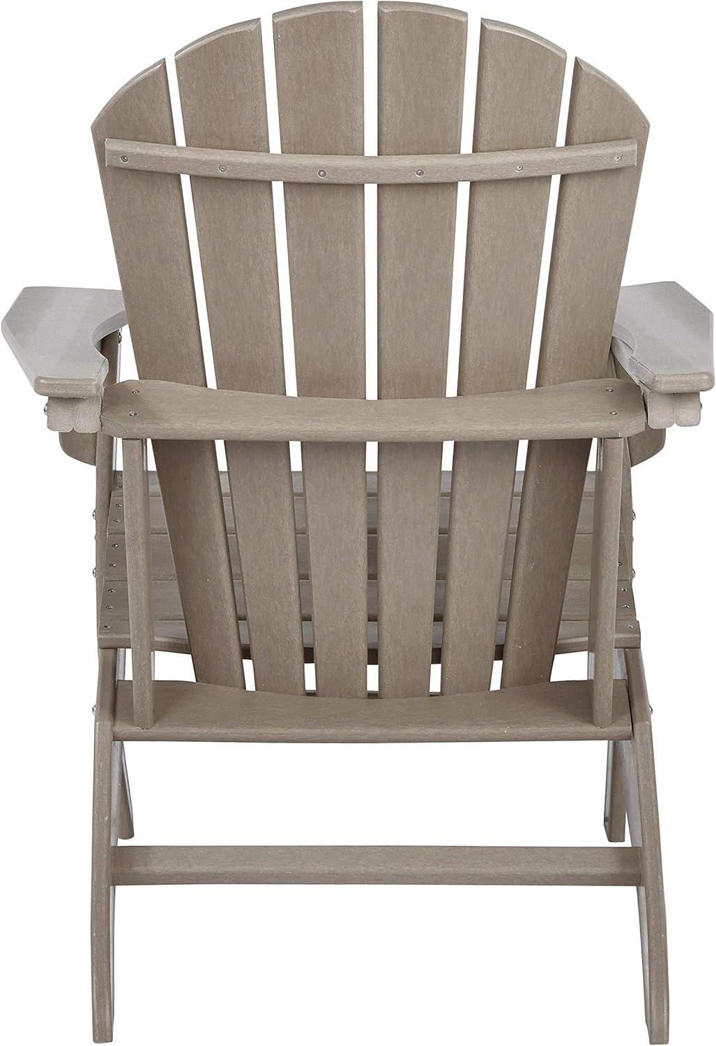 Signature Design by Ashley Contemporary Sundown Treasure Adirondack Chair  Driftwood