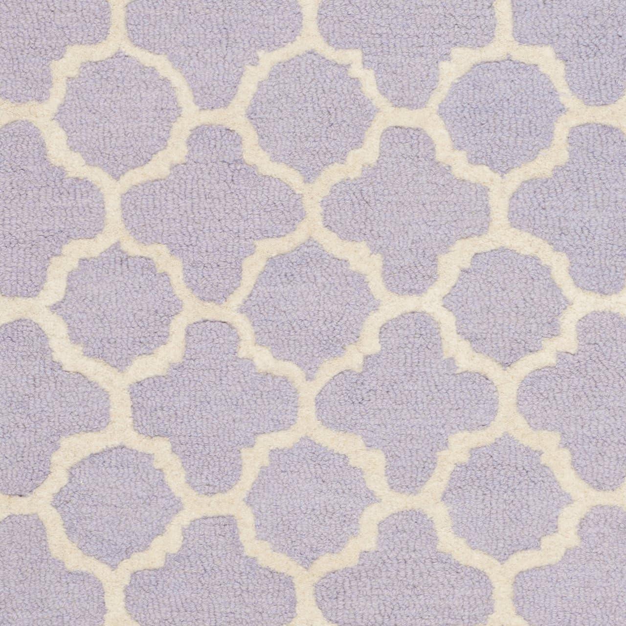 Cambridge CAM130 Tufted Indoor Area Rug - Lavander/Ivory - 5'x8' - Safavieh