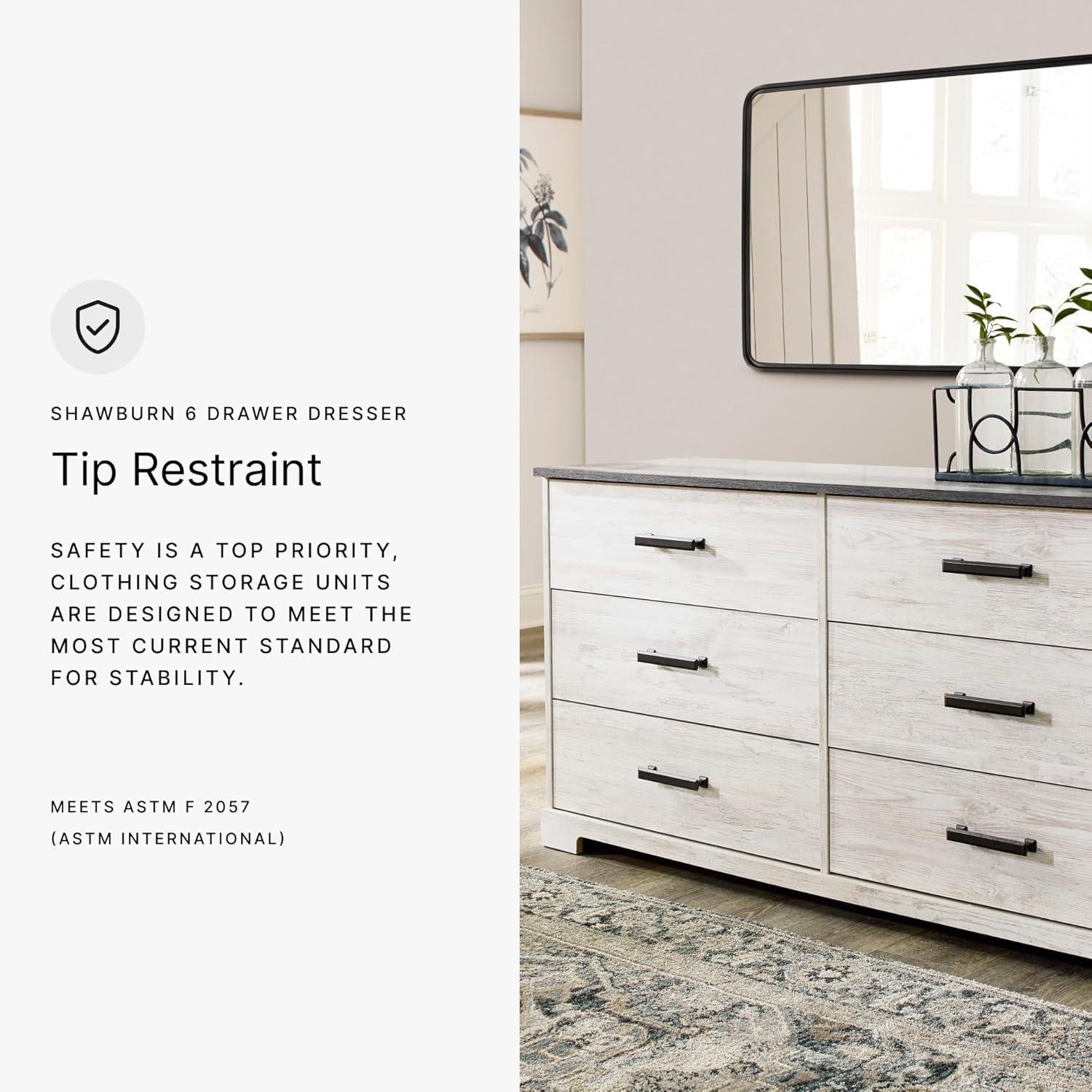 Loon Peak® Keicha Two Toned 6 Drawer Dresser