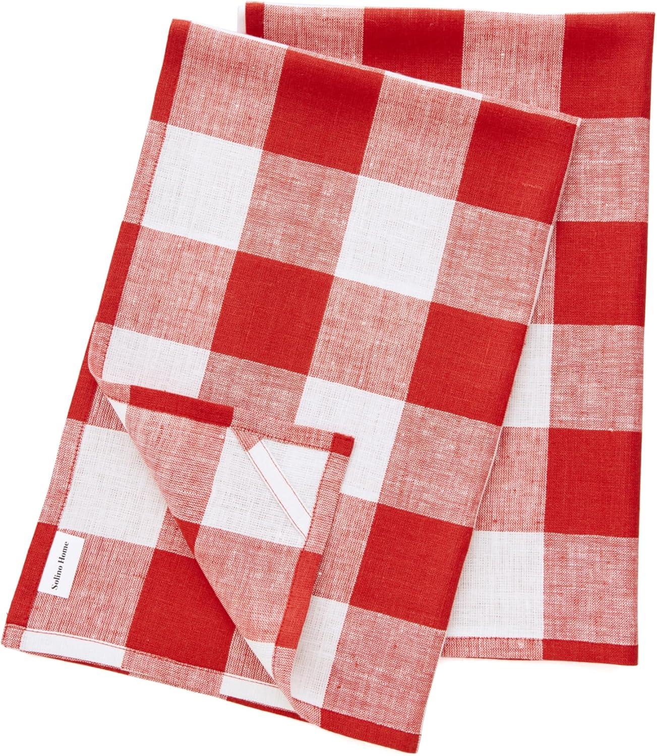 Buffalo Checks - 100% Pure Linen Kitchen Towel