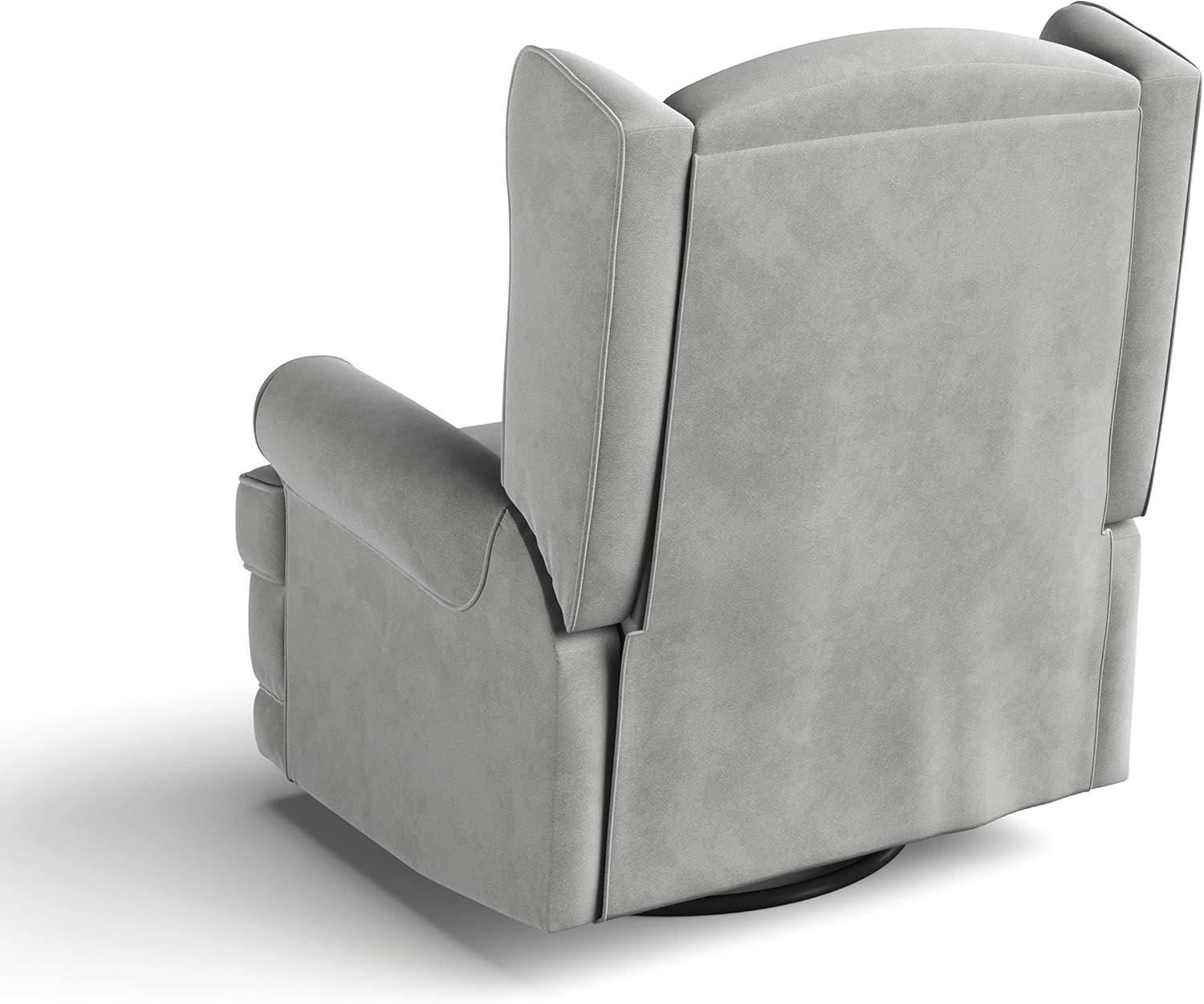 Serenity Swivel Reclining Glider Rocking Chair with USB