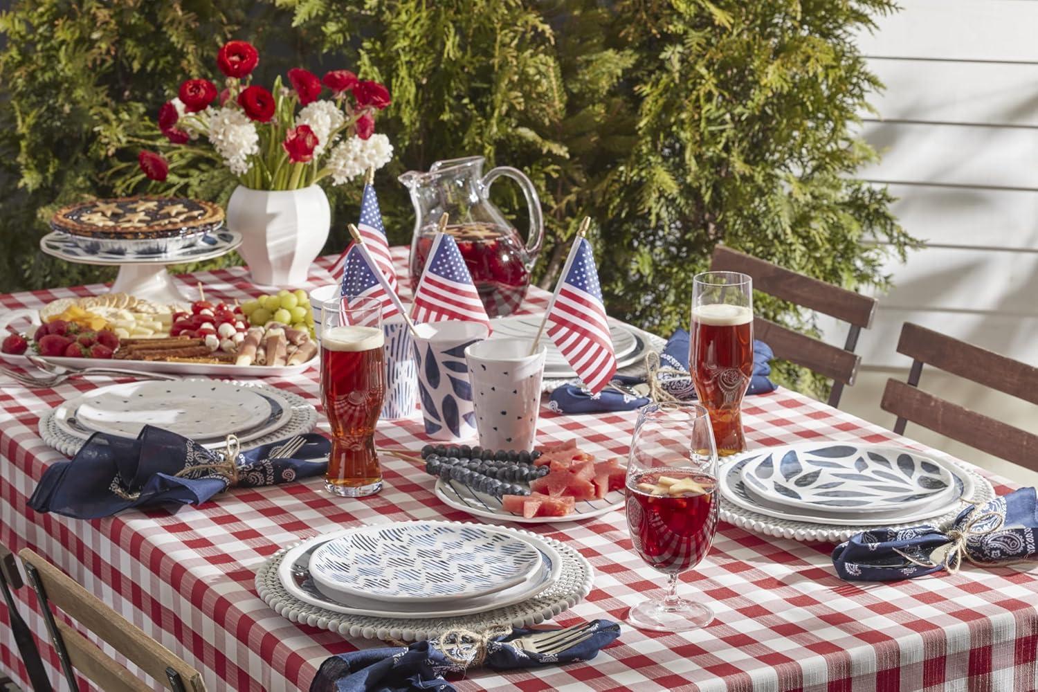 Lenox Blue Bay Melamine Dinnerware Dinner Plate, Set of 4